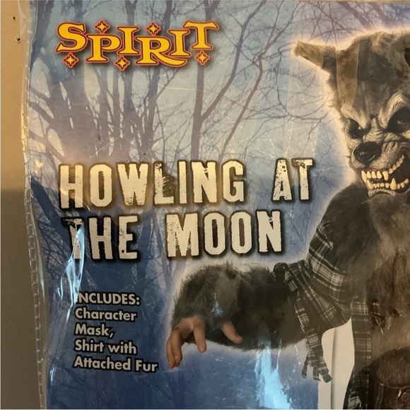 Spirit Werewolf Costume with Plaid and Fur - Picture 2 of 8